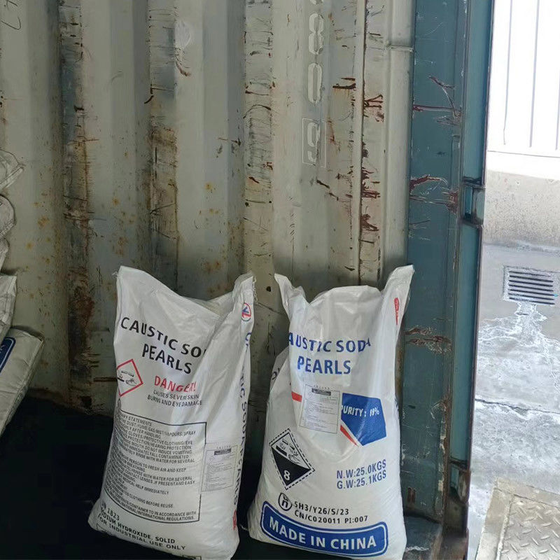 Caustic Soda Pearls Cas No. 1310 73 2 25kg/zak